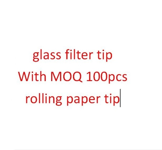 Glass Filter Tips Wholesale 6mm 8mm 10mm 12mm Custom Shapes Glass Filter Tips For Joints