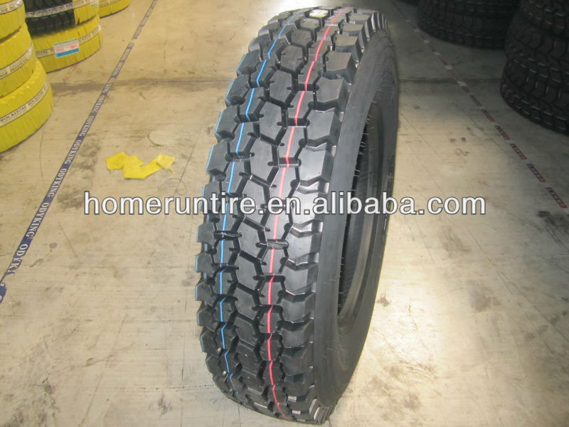 Top 6 truck tires manufacturer quality 1200R24 11r22.5 1100r20 1200r20 315/80R22.5