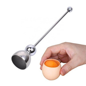 Kitchen Tool Egg Cracker Topper Stainless Steel Opener Egg Shell Cutter