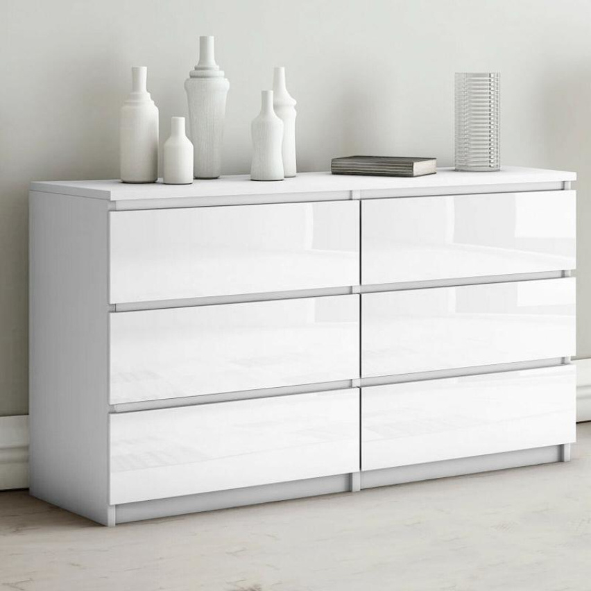 Wooden chest drawer 6 drawers modern cheap 8 chest of drawer nordic dresser made in China