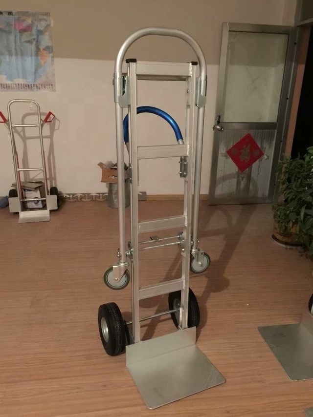 aluminum Folding hand truck moving foldable hand trolley