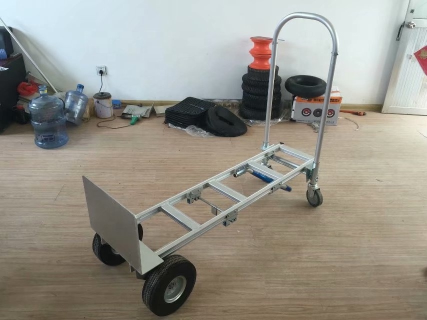 aluminum Folding hand truck moving foldable hand trolley