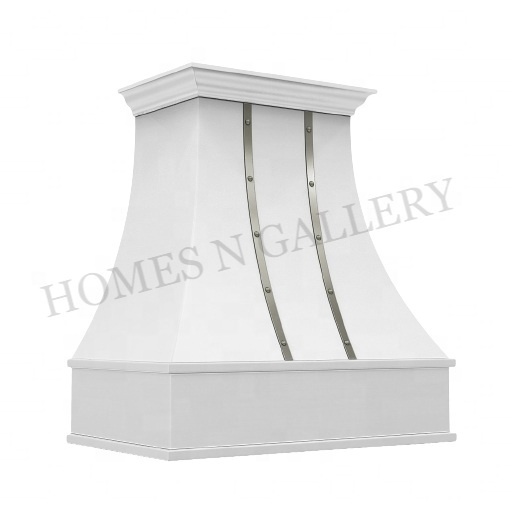 Latest Kitchen Island Canopy Chimney With Amazing White Finishing Stainless Steel Fire Place Range Hood Made In India