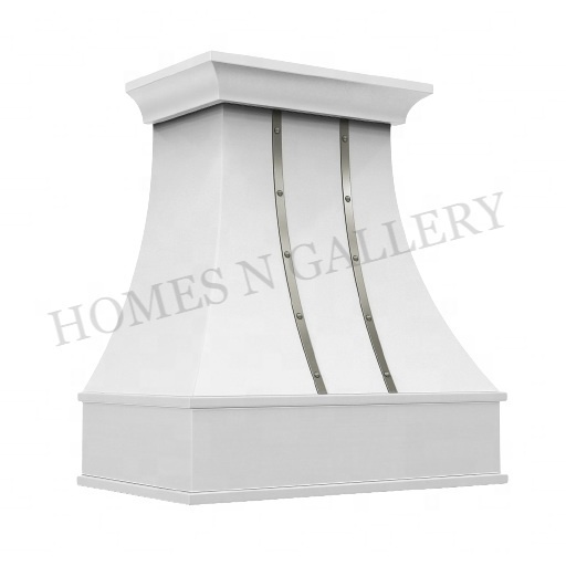 Latest Kitchen Island Canopy Chimney With Amazing White Finishing Stainless Steel Fire Place Range Hood Made In India