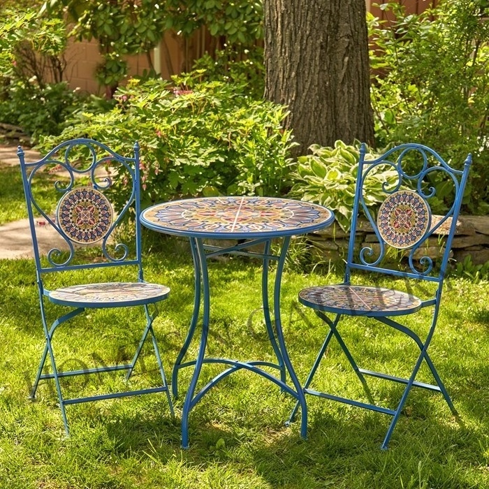 Latest Outdoor Garden Metal Iron Bistro Folding Furniture Set With Amazing Finishing At Cheap Price From At Low Price From India