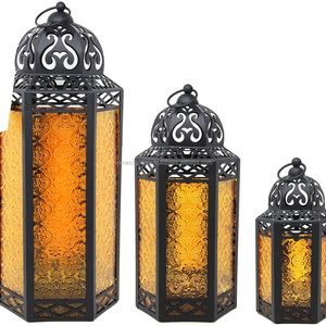 Latest High Quality New Fashion Design Powder Coated Finishing Moroccan Candle Lantern Set from India Manufacturers & Exporters