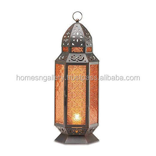 copper glass lantern Christmas candle holder home decor wedding center pieces candle lamp manufacture and exporters from India