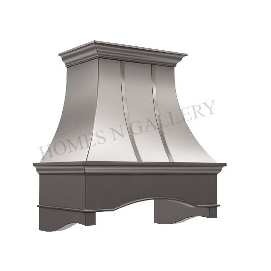 New Arrival Hammered Antique Design Stainless Steel Kitchen Island & Fire Place Range Hood Canopy Chimney At Low Price In India