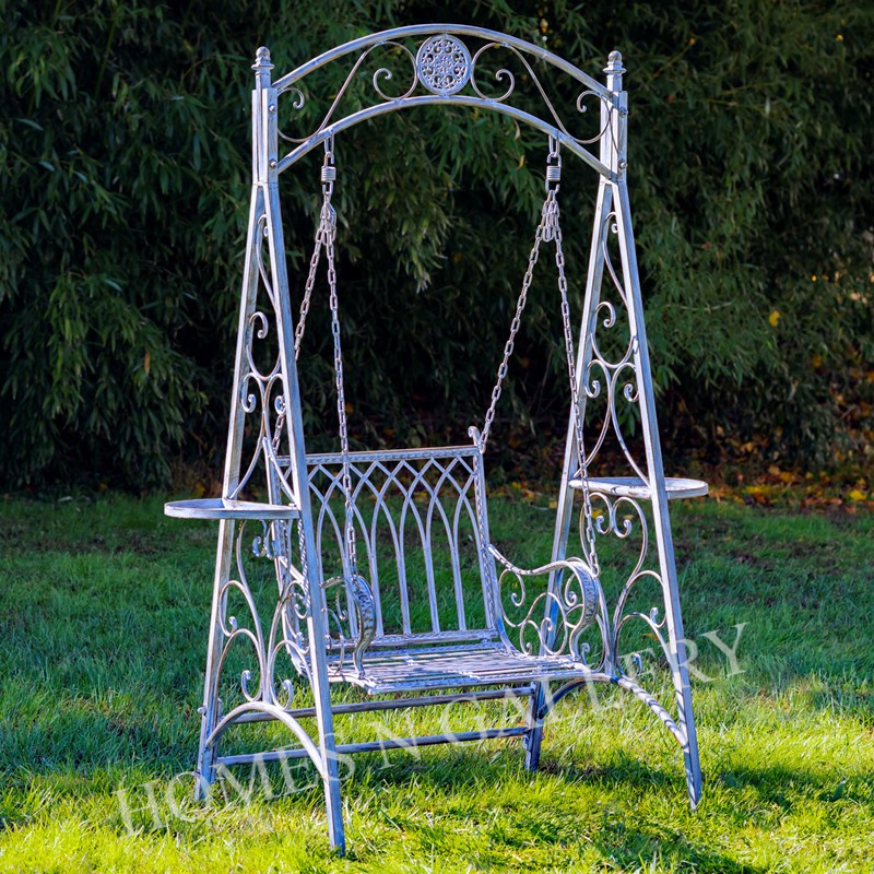 Top Selling Outdoor Garden Chair Metal Iron Patio Swing With New Amazing Finishing For 3 Seater At Cheap Price From Indian