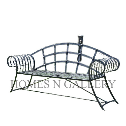 Top Selling Antique Powder Coated Finishing Cast Aluminium Outdoor Garden Patio Furniture Bench With Customized Size