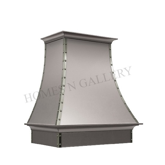 New Arrival Hammered Antique Design Stainless Steel Kitchen Island & Fire Place Range Hood Canopy Chimney At Low Price In India