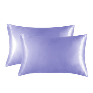 Best price satin pillowcase for home or for hotel Super Soft and Breathable satin pillow case