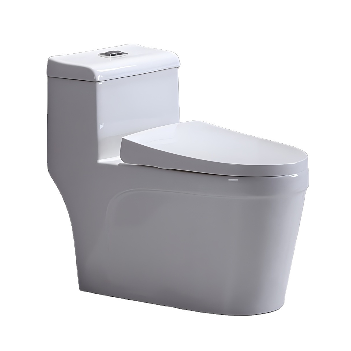 Modern Economic South America hotel dual flush siphonic one piece toilet inodoro cermico for bathroom