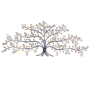 Creative wrought iron fortune tree furniture living room TV background wall decoration