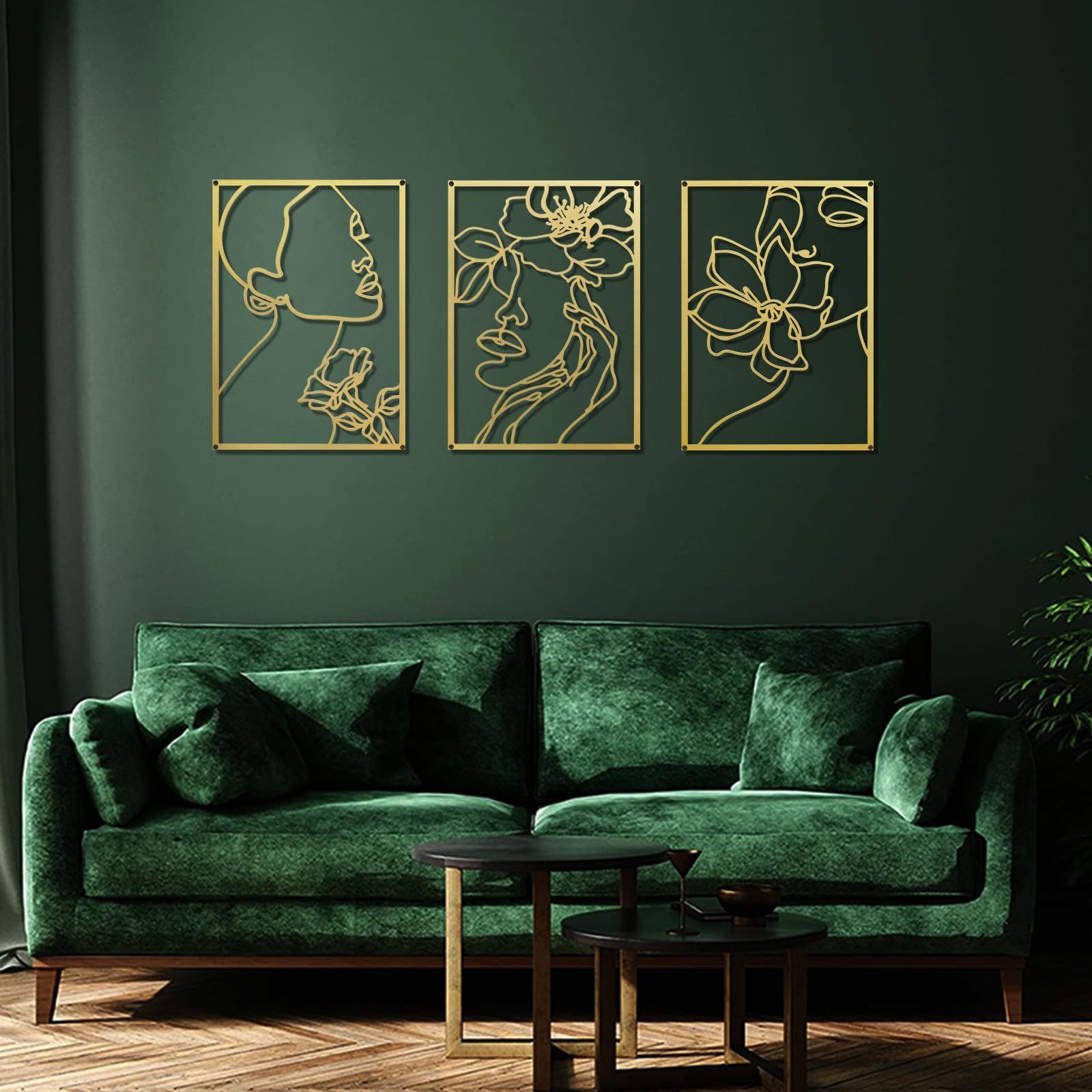 Diy OEM Best-selling 2023 Metal Wall Art Laser Cutting Metal Black Wall Hanging Decoration Home Living Room Wall Decoration