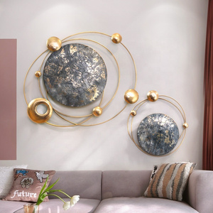 Universe Star OEM Factory Carved Gold Sequins Metal Wall Decor Art Diy Handmade Wire Metal Wall Decor