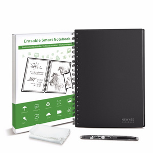 Supplies A5 Plastic Cover Memo Note Book Reusable Erasable Smart Notebook