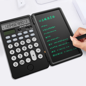 New Pocket Mini Lcd Display Drawing Notepad 12 Digit Economics Tax Calculator with Tablet Notepad