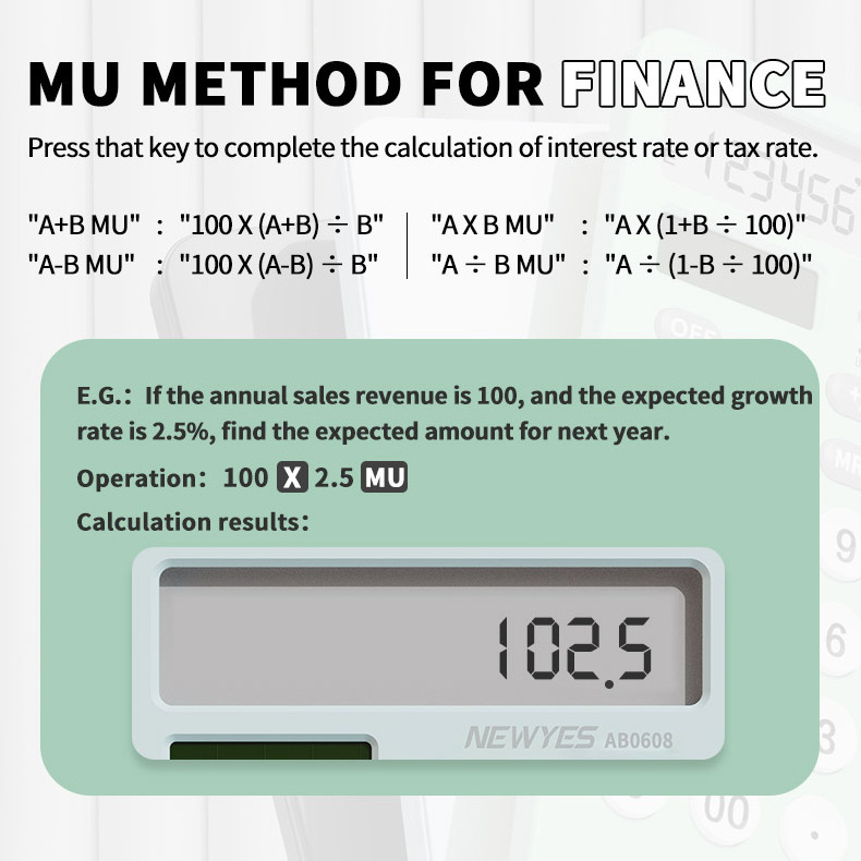 New Pocket Mini Lcd Display Drawing Notepad 12 Digit Economics Tax Calculator with Tablet Notepad