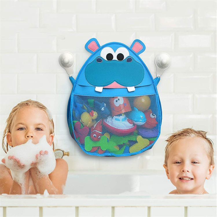 Kids Toys Storage Organizer Hanging Mesh Net Bag for Bath Toys Bathroom Storage Bag