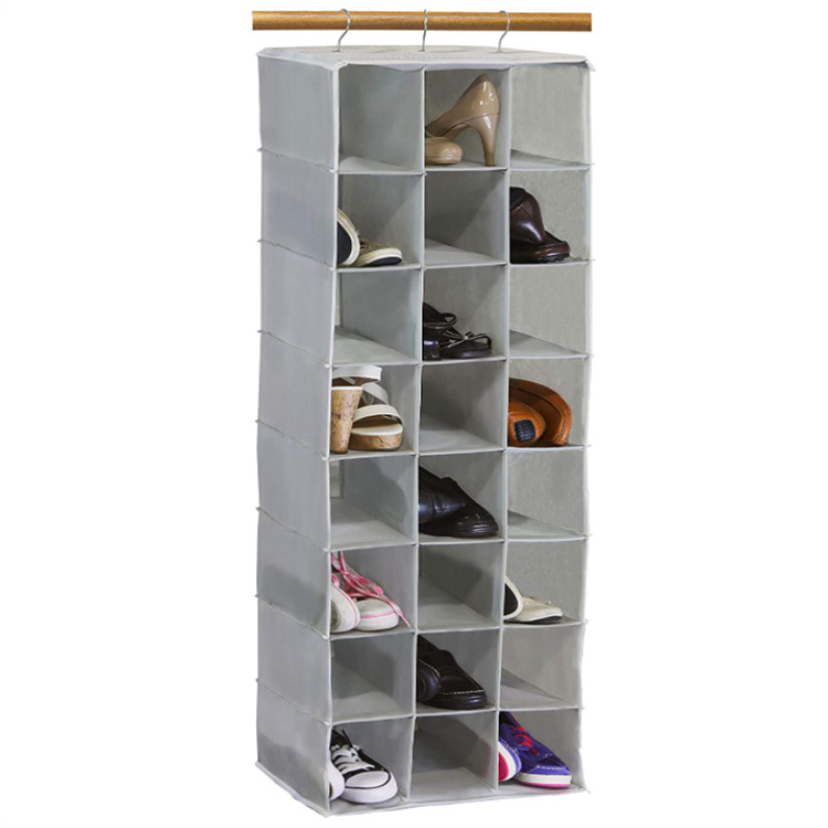 Shoe Organizer Hanging Stackable Hanging Storage Bag Holder Hanger and Organizer Closet Organizer Basket