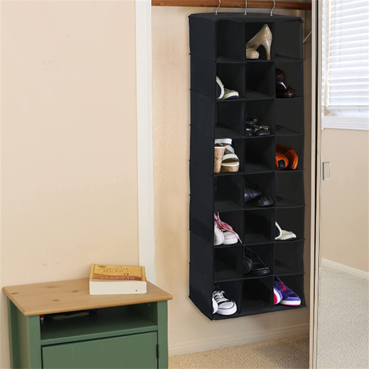 Shoe Organizer Hanging Stackable Hanging Storage Bag Holder Hanger and Organizer Closet Organizer Basket