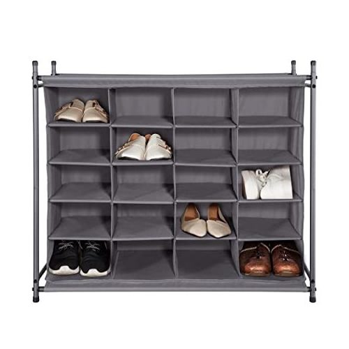 Custom Cheap Low Price Shoe Storage Organizer Stackable 20 Cube Shoe Rack Storage Organizer for Entryway