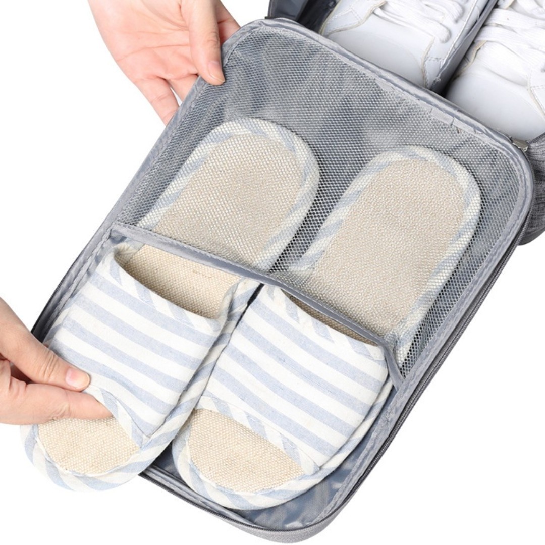 Portable Bag for 3 Shoes Travel Packing Cube Travel  Storage Organizer Travel Shoes Bags Carry-on bags for Luggage