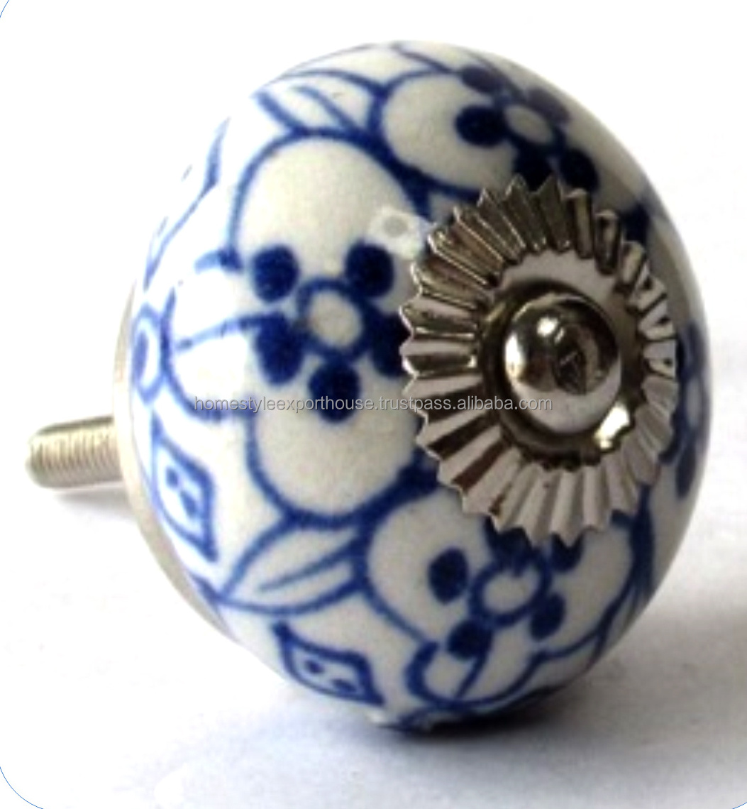 Metal And Ceramic Design Knobs Cabinet Knobs And Flower Shaped Design Knobs For Drawer Decor And Home Decor