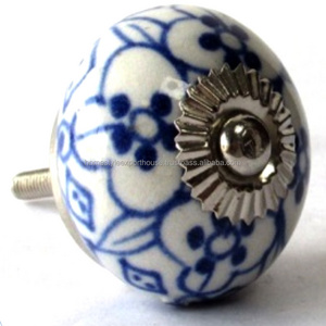 Metal And Ceramic Design Knobs Cabinet Knobs And Flower Shaped Design Knobs For Drawer Decor And Home Decor