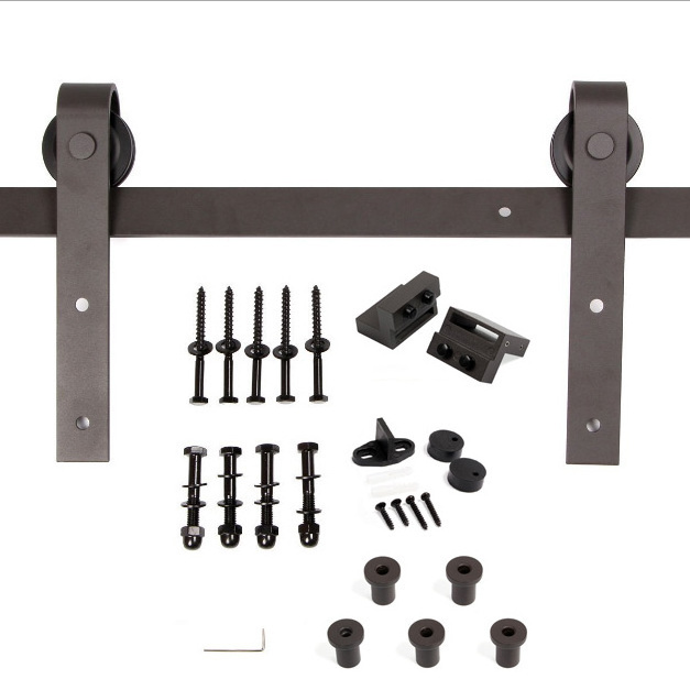 American Style Black Barn Door Hardware