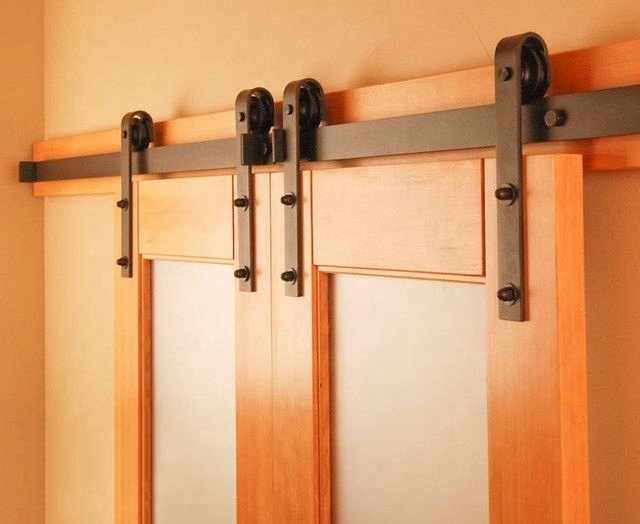 Big roller wheel kitchen bedroom slide Barn Door Hardware HX-23