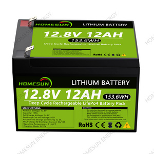 Lifepo4 Battery Replacement 12 Volt Battery for Ride on Toys -12Ah 12V Fisher Price Power Wheels Battery