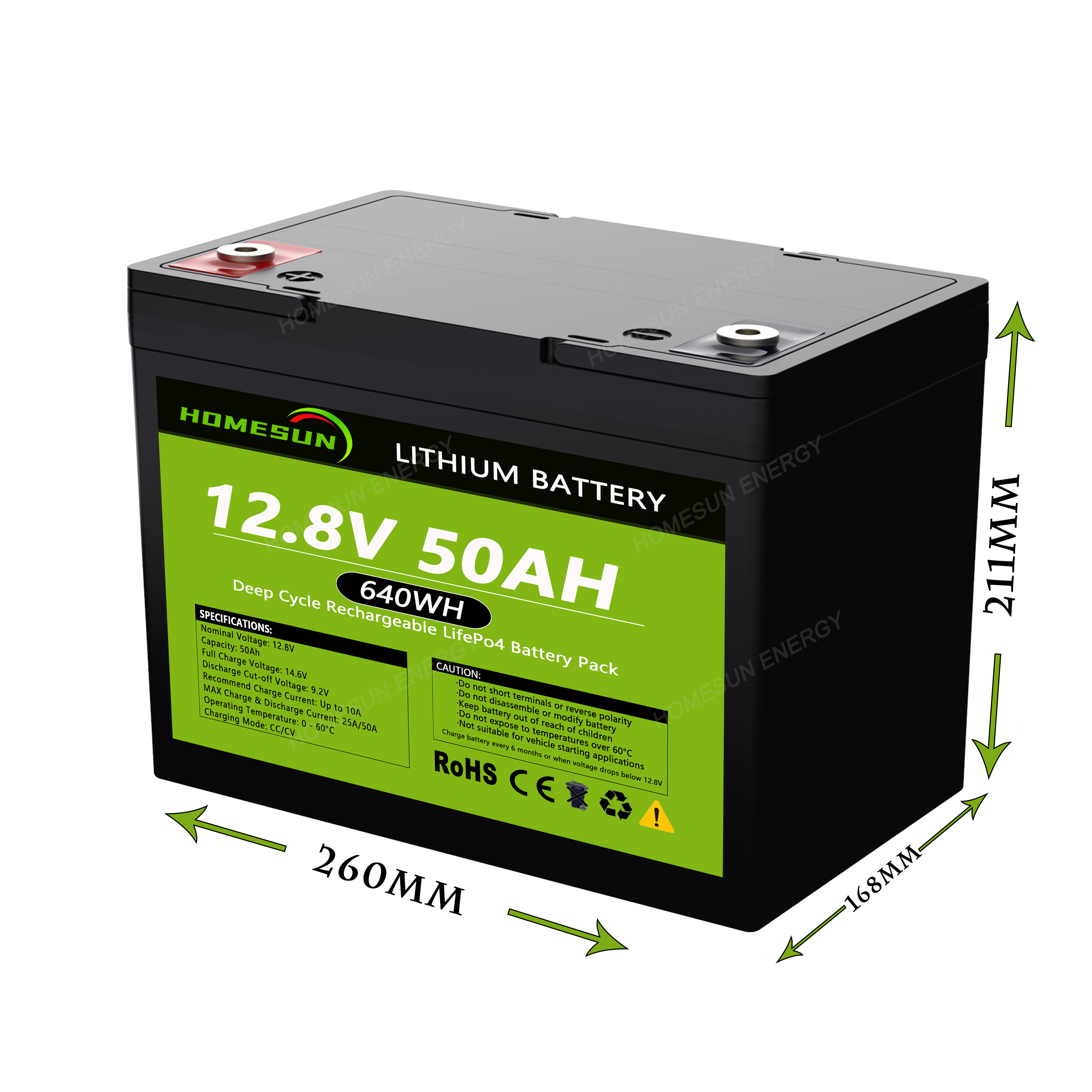 Wheelchair Battery 12v 50ah Lifepo4 Battrie 12v 50ah Lithium Iron Phosphate12v 50ah Lithium Battery