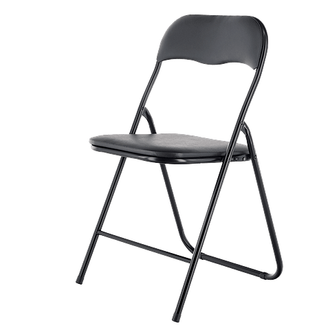 Steel Folding Chair Set Foldable Chair with Padded Seat Cushioned Metal Folding Chair Soft Seat for Reception Meeting Room