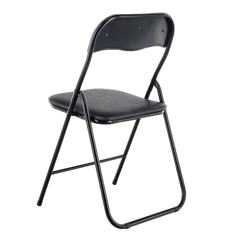 Steel Folding Chair Set Foldable Chair with Padded Seat Cushioned Metal Folding Chair Soft Seat for Reception Meeting Room