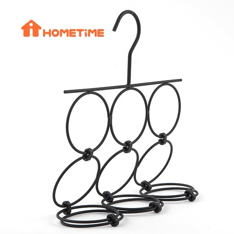 Closet Organizers 12 Holes Folding Space Saving Metal Accessories Scarf Hanger for Scarves Shawl Belts Non Slip Scarf Organizer