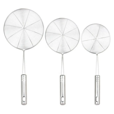 Cooking Tools Kitchen Utensils Colander Skimmer for Skimming Spider 18/8 Stainless Steel Mesh Strainer