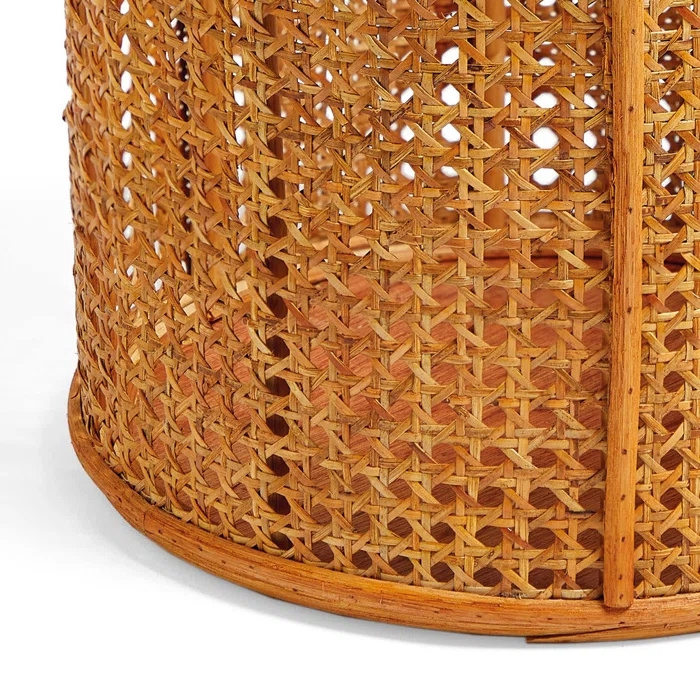 Hot Products Customized Rattan Woven Baskets Home Decoration Natural Material Round Wicker Handmade Vintage Organizer Storage