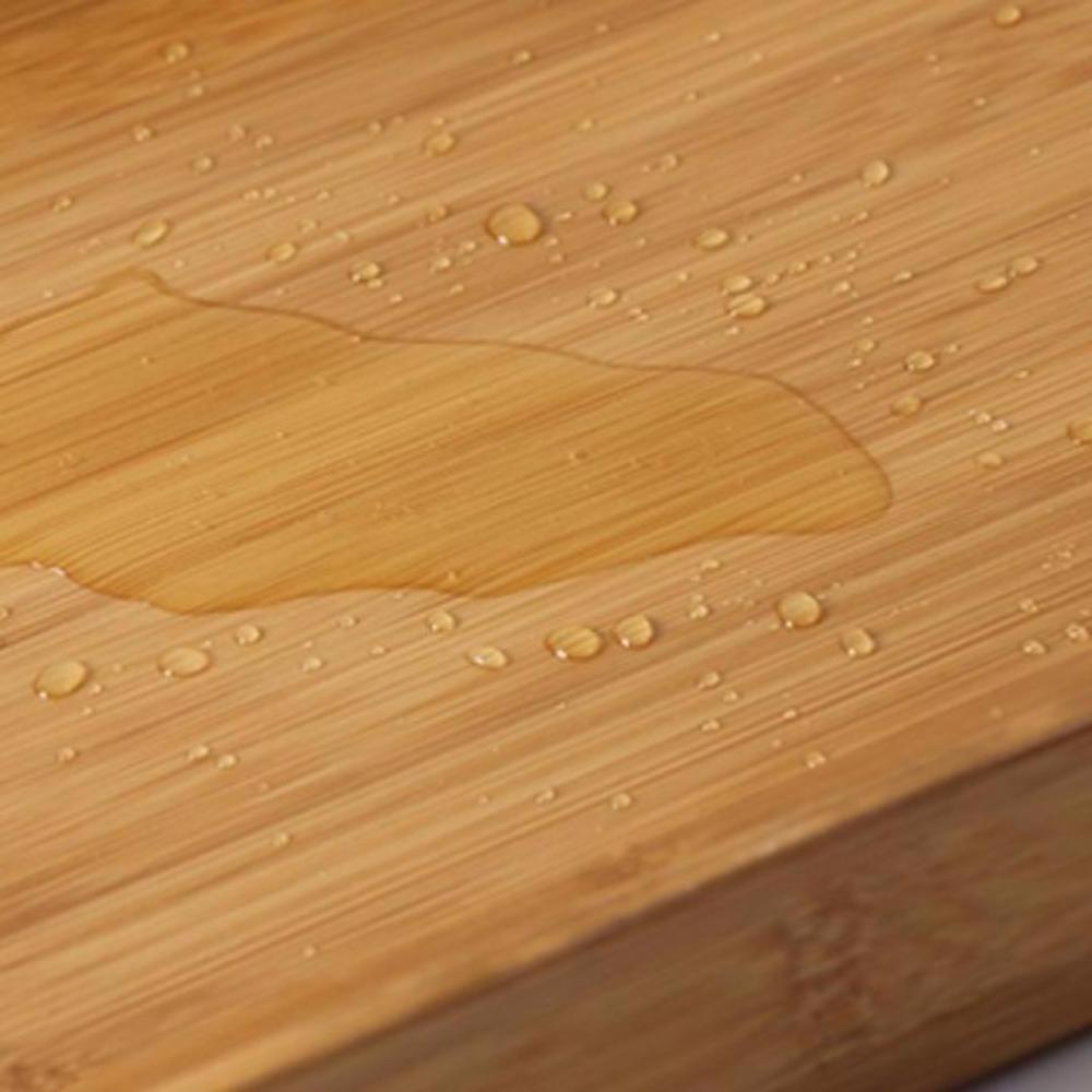 New product round wooden serving tray/ Natural eco-friendly bamboo tray serving high quality