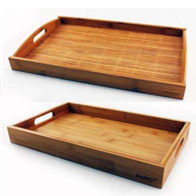 Vietnam lacquer tray natural bamboo made tray set of bamboo tray