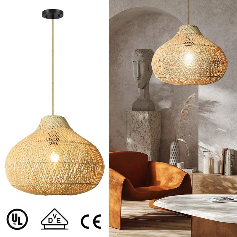 Best selling Accessories Lights Bamboo Unique Modern Ceiling Rattan Lampshades Customized Style For Home Decoration Night Party