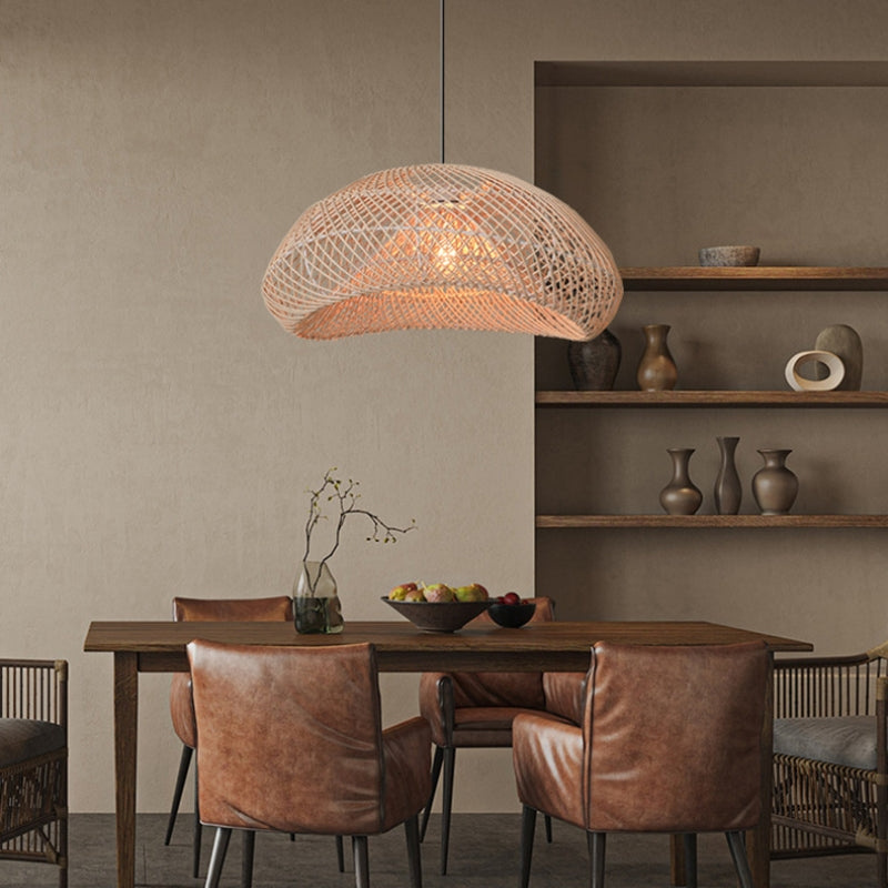 Indoor Outdoor Lights Pendant Handmade Products Lampshades Cover for Home Bamboo Chandeliers Living Room Wooden Hanging Vietnam