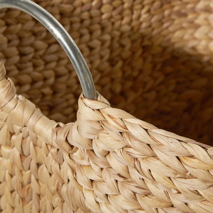 Latest Collection Vietnam Straw Seagrass Woven Baskets Large Collapsible Clothing Laundry Hamper Wicker Bamboo Cloths Storage