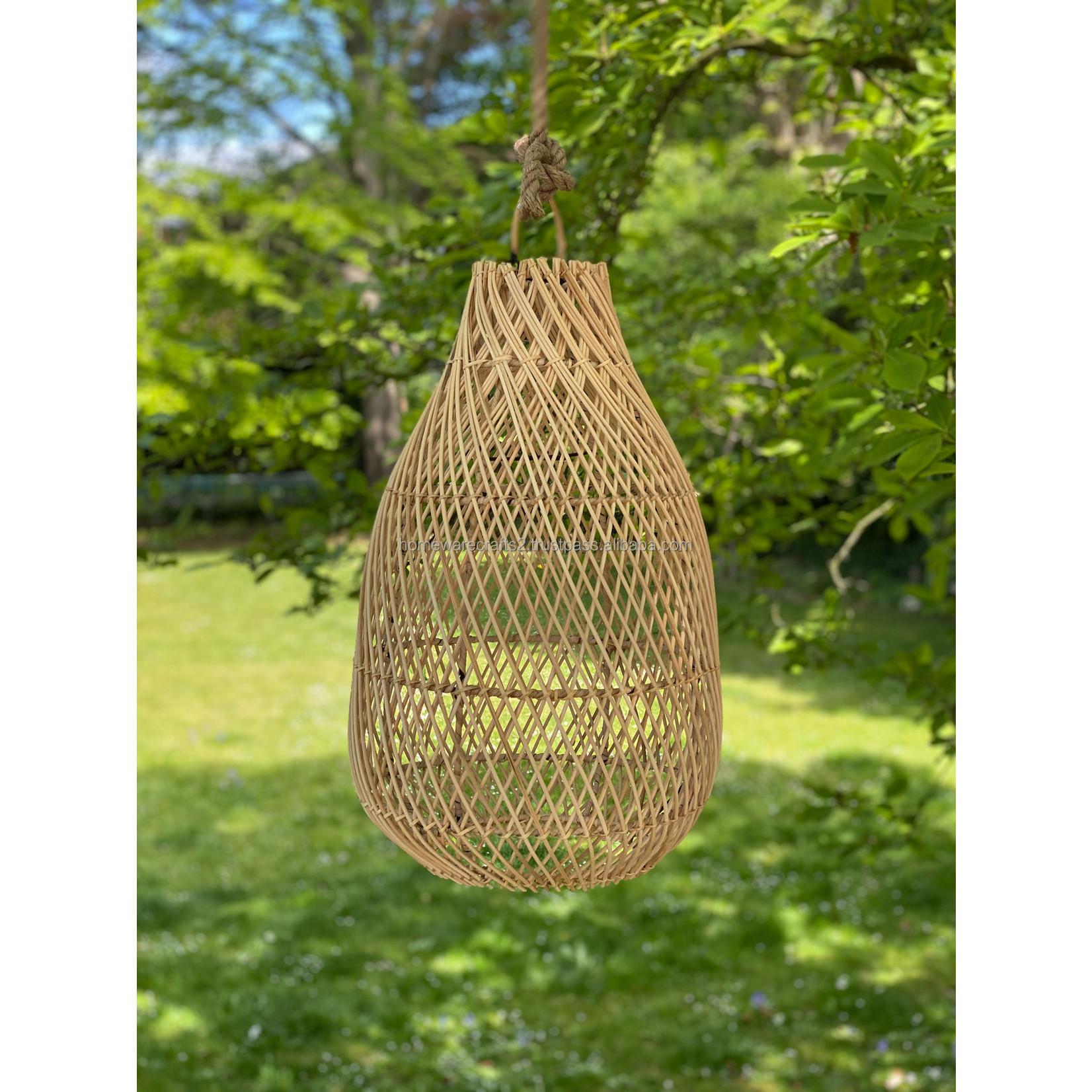 Asian Wicker Lampshades Ceiling Pendant Chandelier Lights Hanging Lamp Rattan Bamboo Shades Covers Frame Wooden Antique Modern