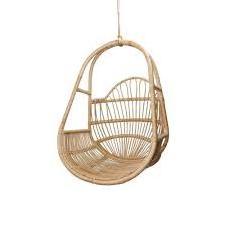 Hot selling unique rattan hanging chair leisure wicker hanging chair rattan for decoration