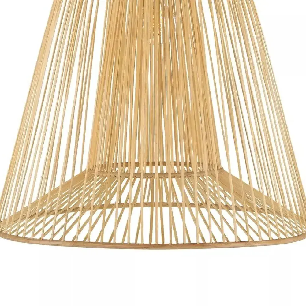 2024 NEW Elegant Product Wicker Rattan Ceiling Pendant Lights Wooden Lampshade Handicraft Living Room Decor Wholesale for Home