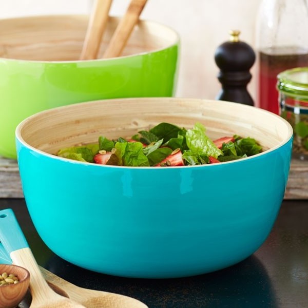 New style price list bamboo salad bowl home decoration // kitchenware eco friendly bamboo bowl wholesale trade