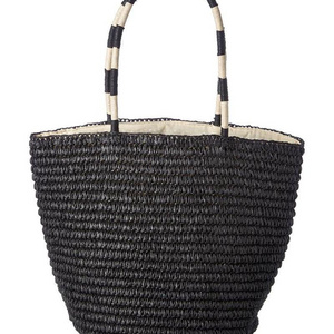 Weaving seagrass straw bag with handles vietnam natural straw handbag 2019