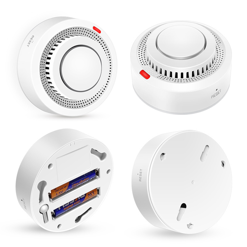 Fire Protection Smoke Detector Smokehouse Combination Fire Alarm Home Security System Firefighter Tuya WiFi Smoke Detector Alarm